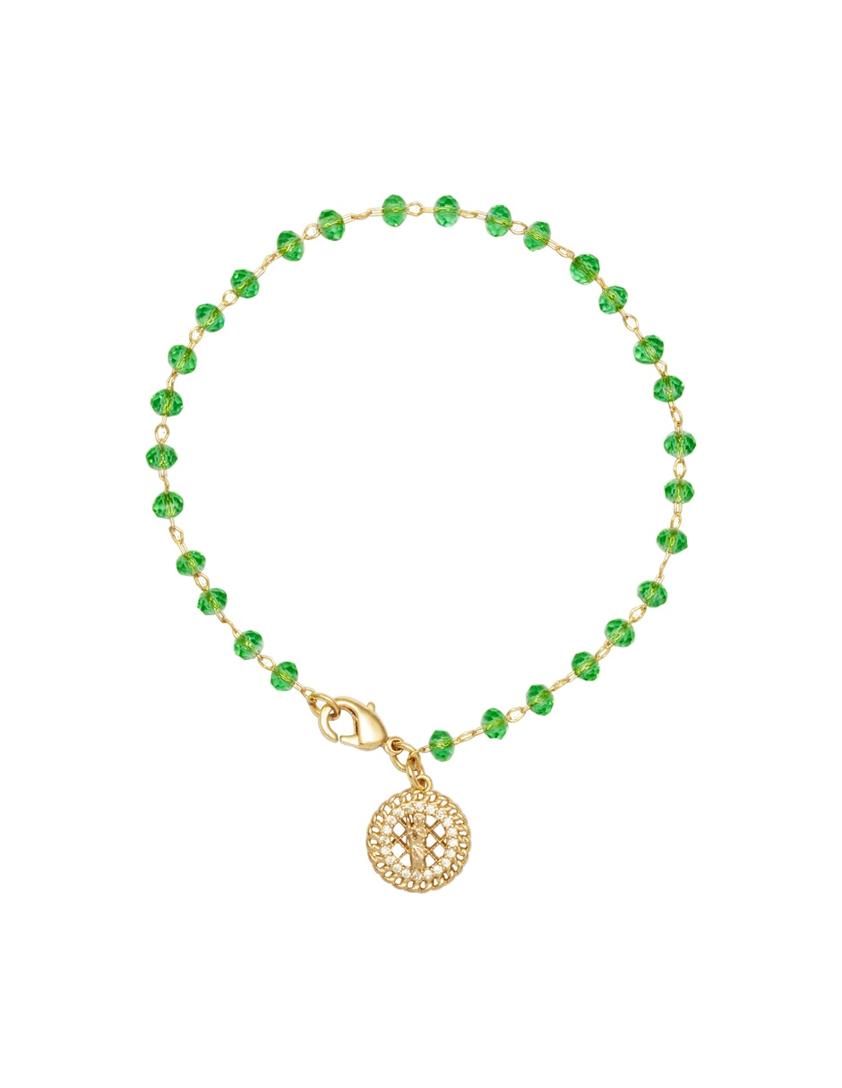 Pulsera Carré con zirconia cúbica acabado pavé 1