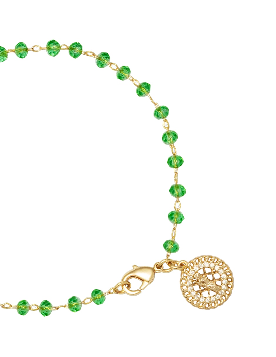 Pulsera Carré con zirconia cúbica acabado pavé 2