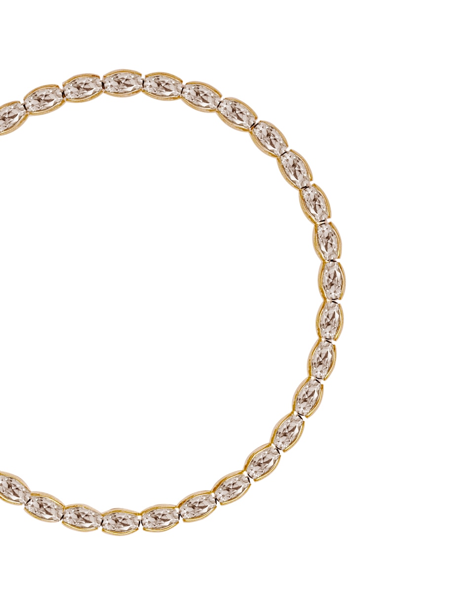 Pulsera Westies con cristal Cup Chain con acabado pavé