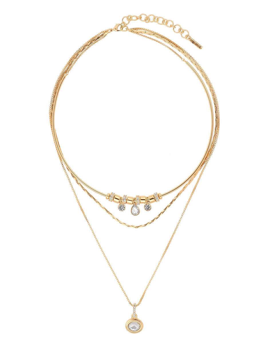 Collar waterfall crystal 2