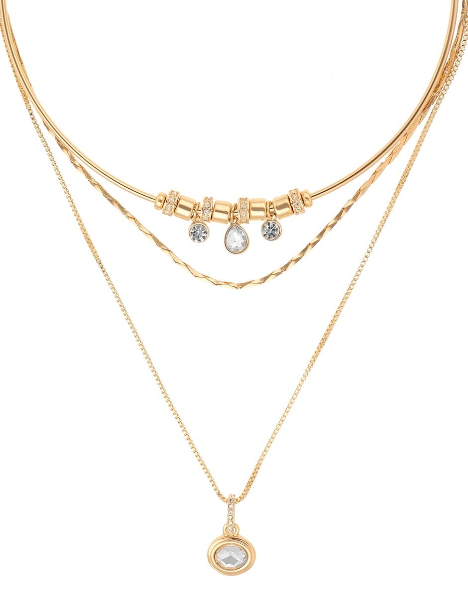 Collar waterfall crystal 1