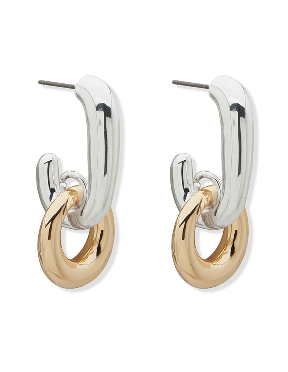 Aretes cortos circulares Ears 2 con acabado pulido 1