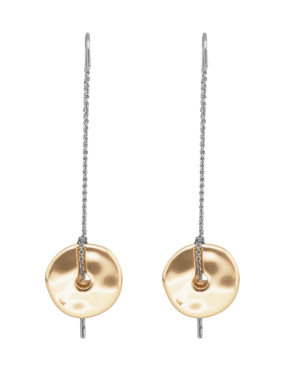 Aretes Tritone Organic Discs con acabado pulido Aretes Tritone Organic Discs con acabado pulido