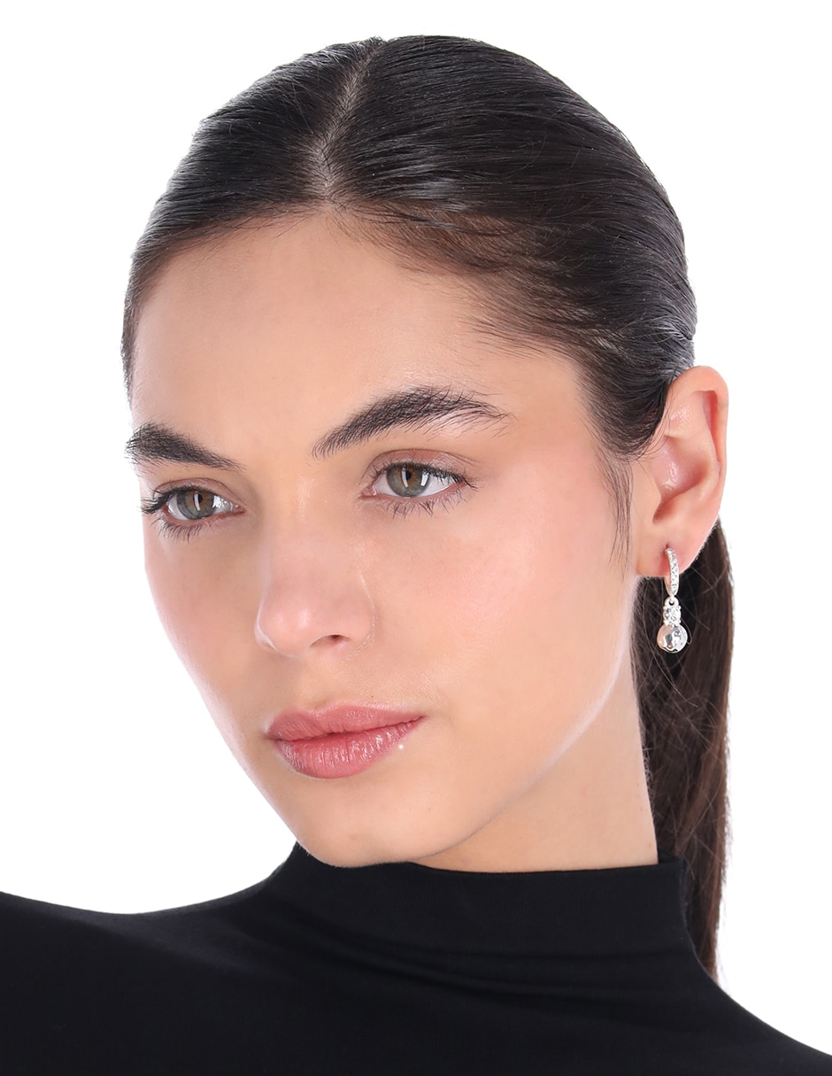 Aretes con acabado brillante 2