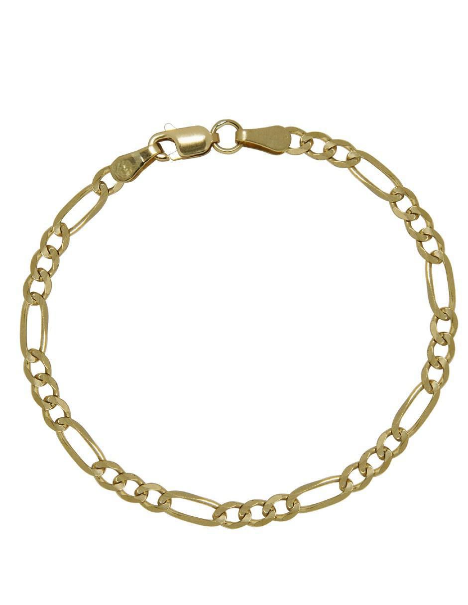 Pulsera de oro 10 k con acabado pulido