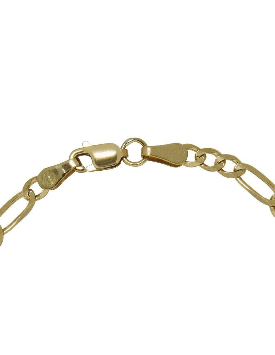 Pulsera de oro 10 k con acabado pulido