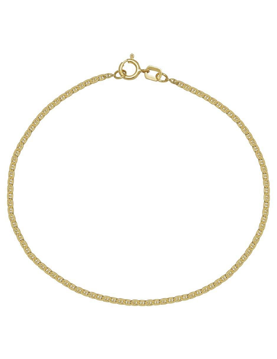 Pulsera horoz de oro 14 k con acabado pulido