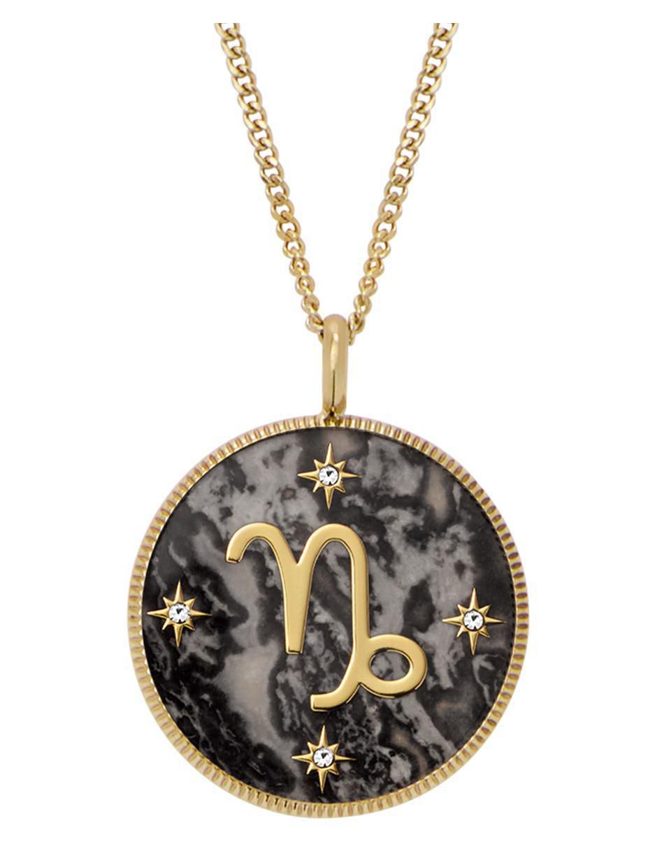 Collar con dije de signo zodiacal Written In The Stars