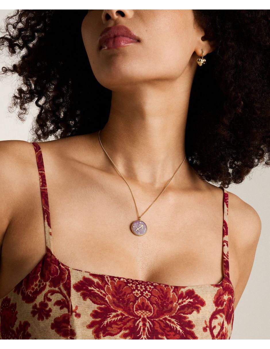 Collar con dije signo zodiacal Written In The Stars 4