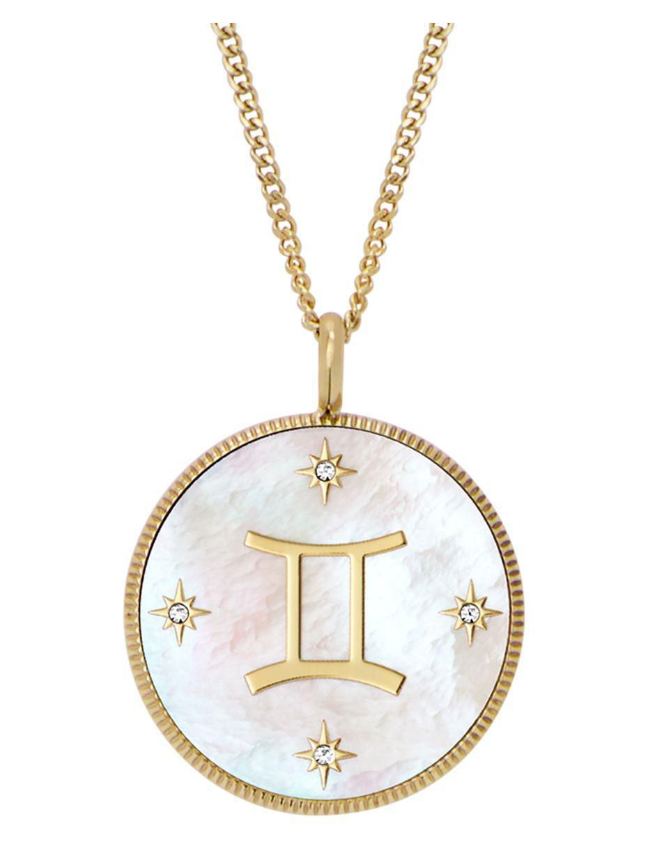 Collar con dije de signo zodiacal Written In The Stars Collar con dije de signo zodiacal Written In The Stars