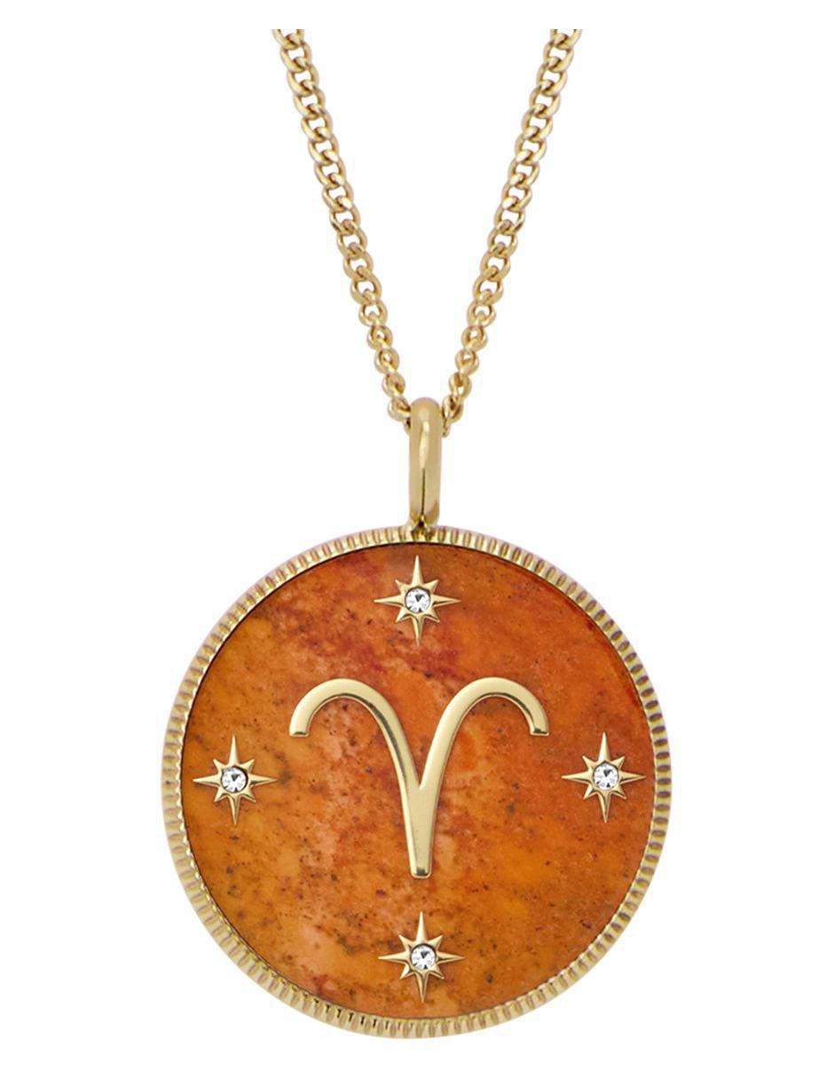 Collar con dije de signo zodiacal Written In The Stars Collar con dije de signo zodiacal Written In The Stars