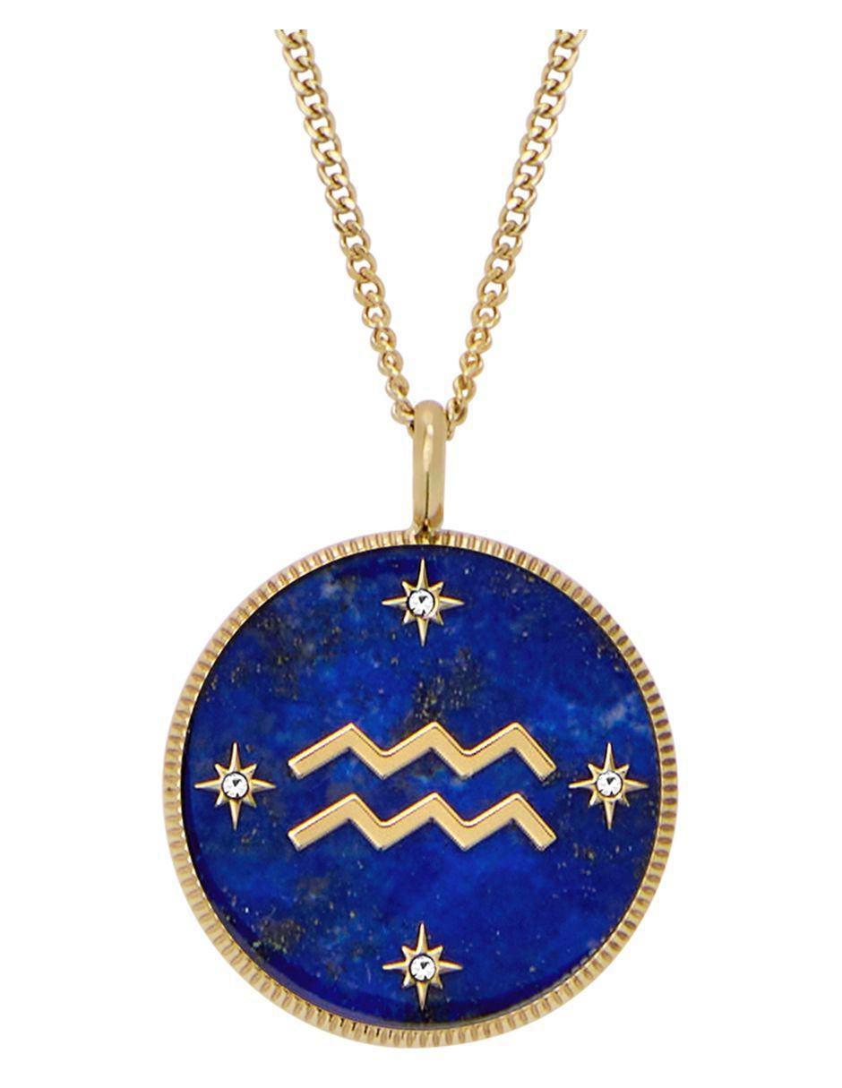 Collar con dije de signo zodiacal Written In The Stars Collar con dije de signo zodiacal Written In The Stars