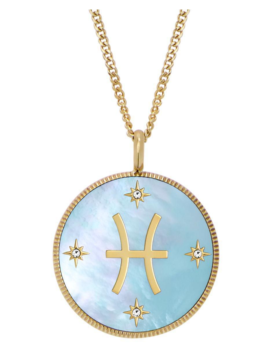 Collar con dije de signo zodiacal Written In The Stars