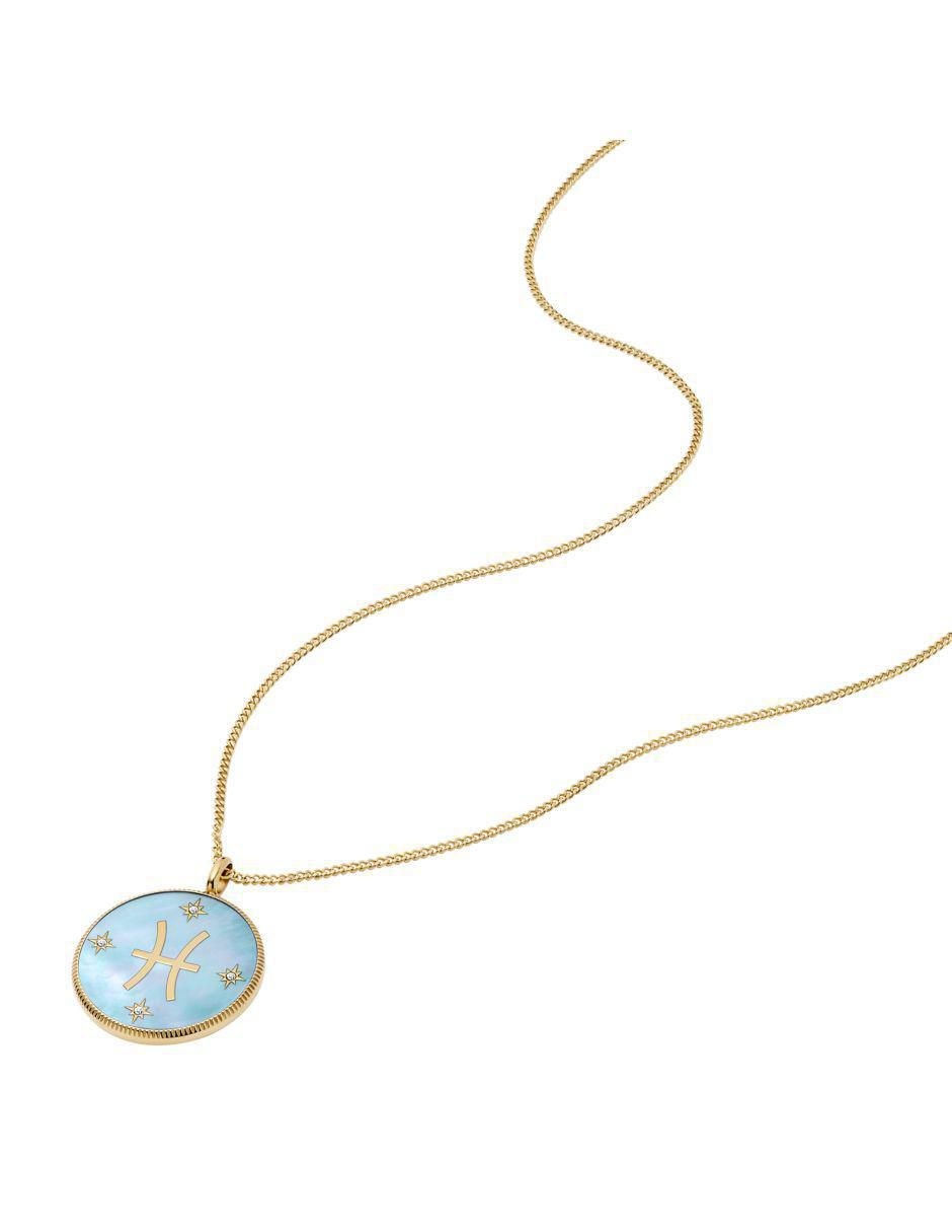 Collar con dije de signo zodiacal Written In The Stars