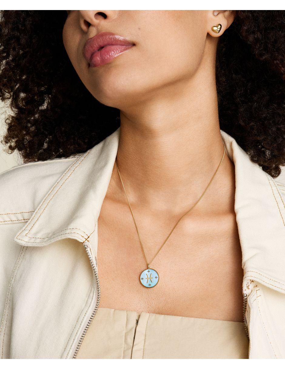 Collar con dije de signo zodiacal Written In The Stars