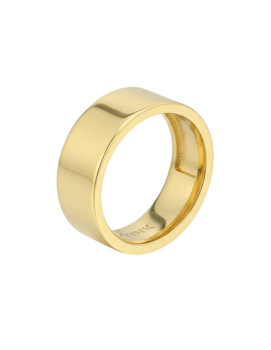 Anillo redondo P 925 de plata brillante Anillo redondo P 925 de plata brillante
