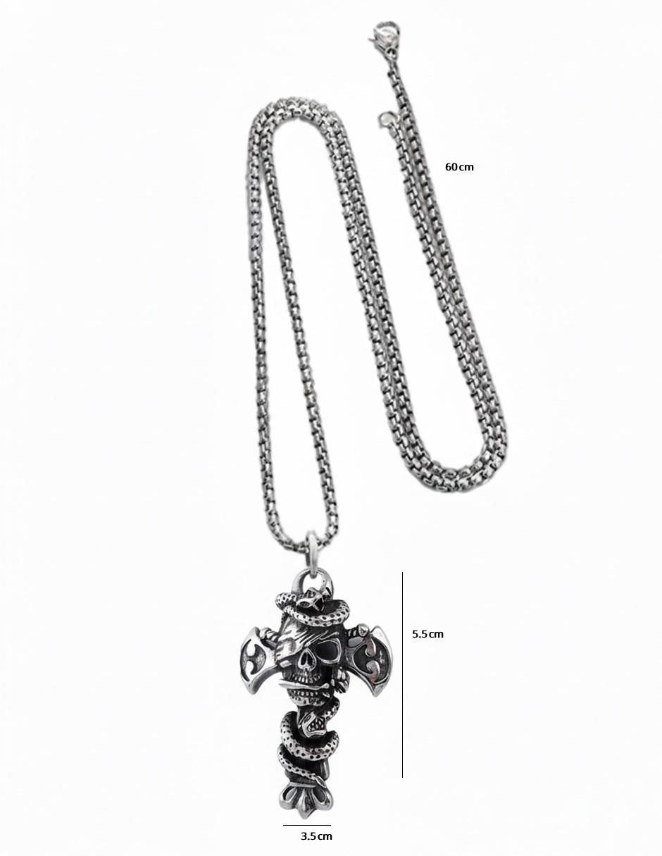 Collar con dije calavera 4