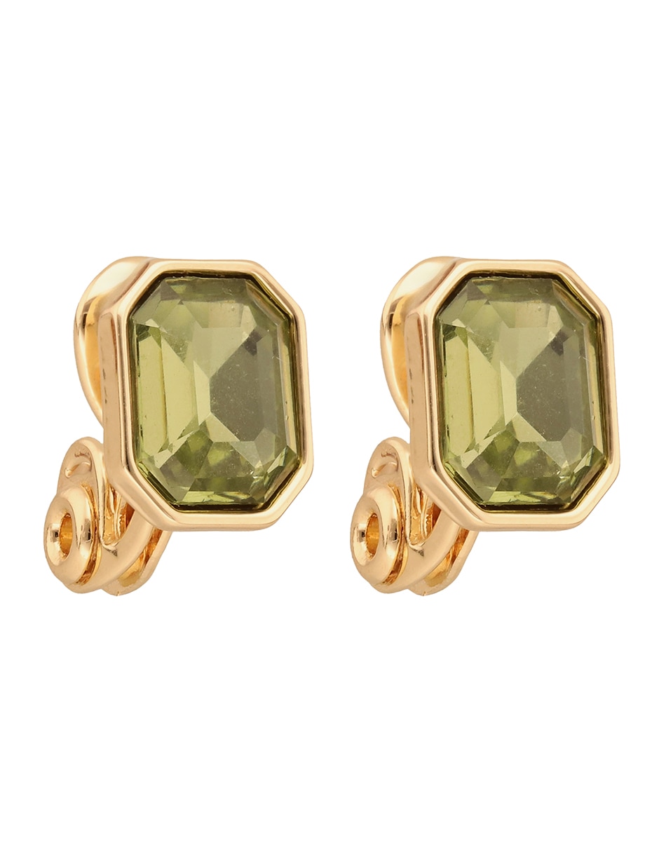 Aretes cuadrados Breezy con acabado brillante 2