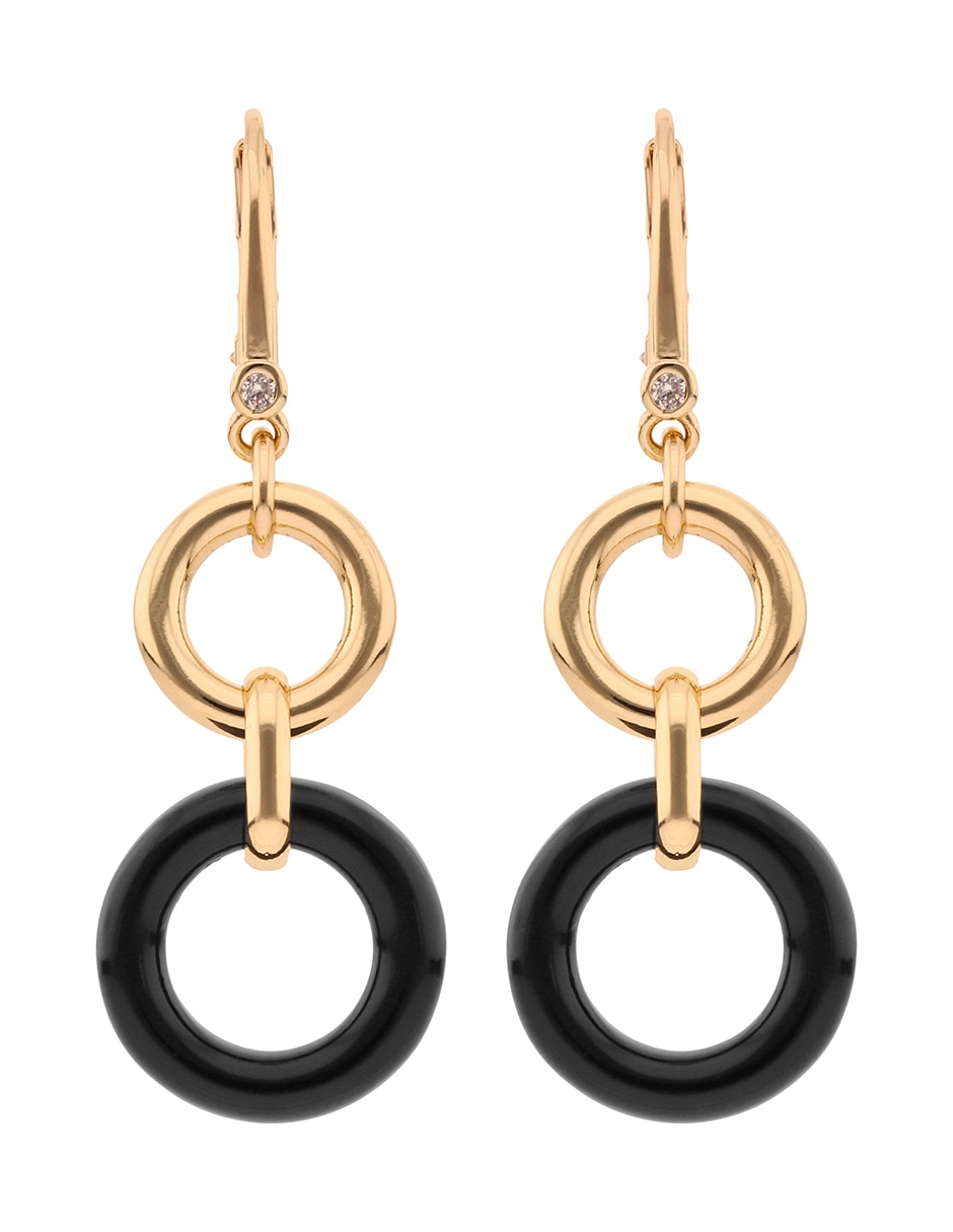 Aretes cortos baylor con acabado liso mate 1