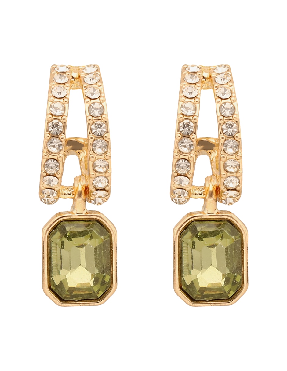 Aretes Breezy con acabado pavé 1