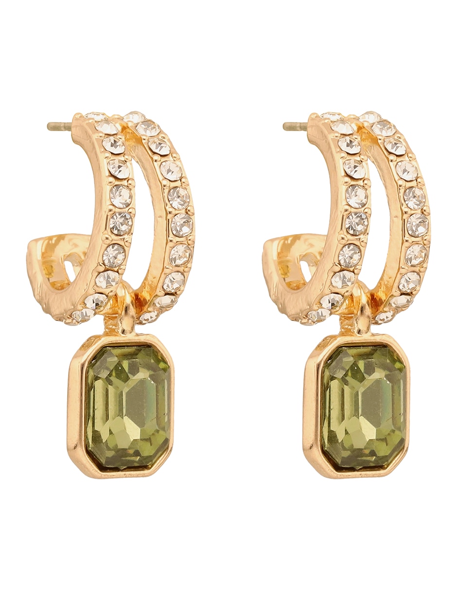 Aretes Breezy con acabado pavé 2