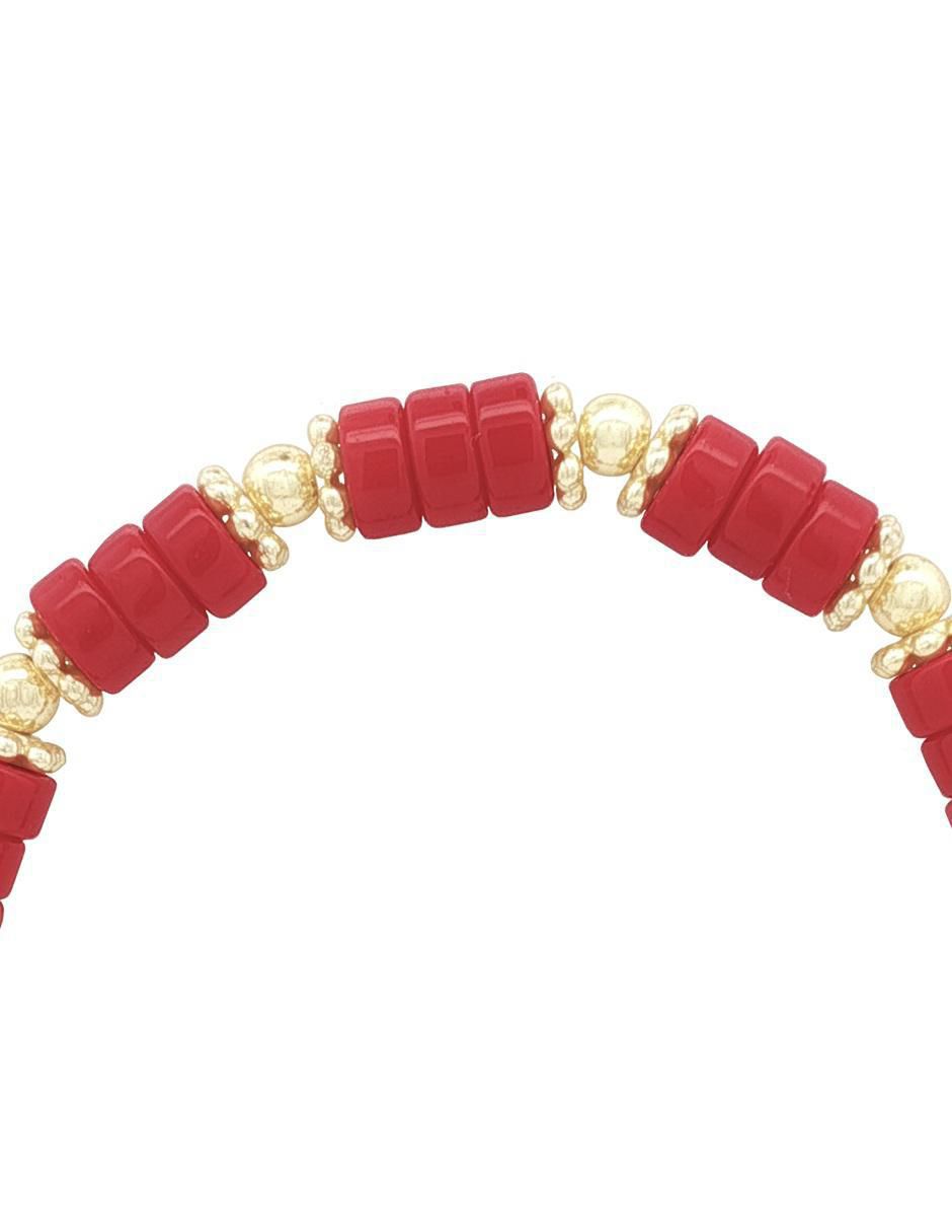 Pulsera 18 K con acabado chapa de oro 2
