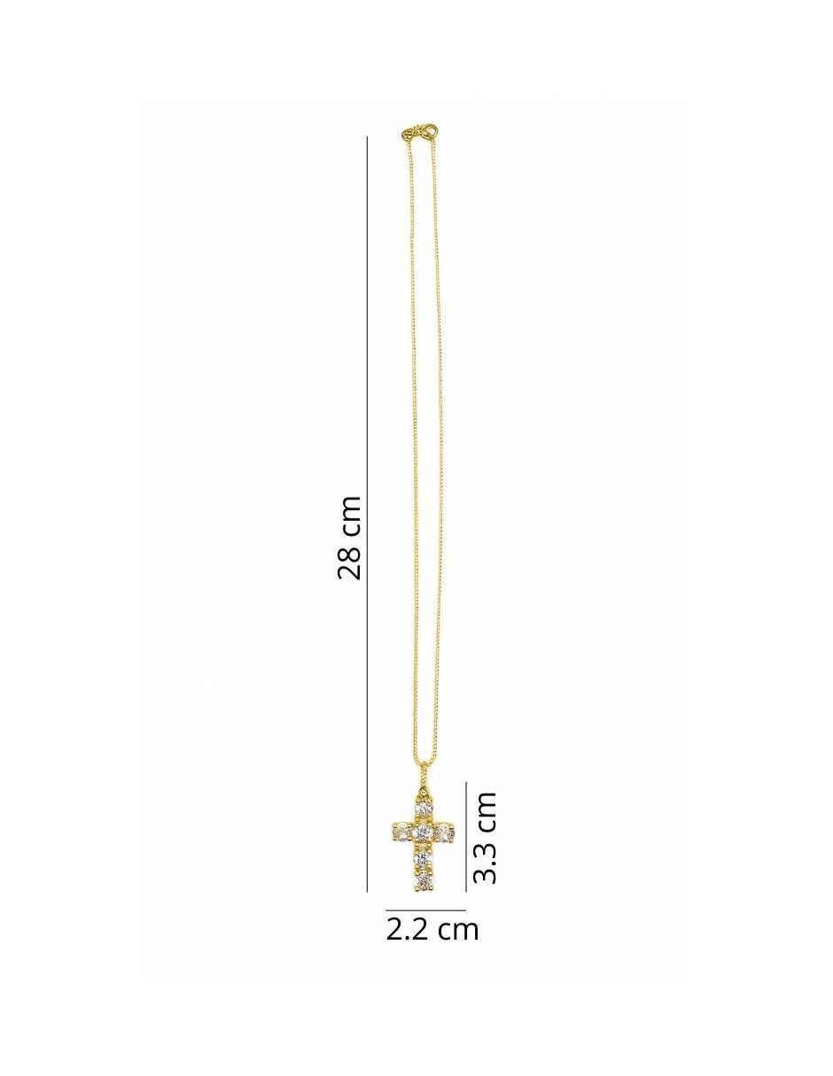 Set de collar y aretes 14 K zirconia