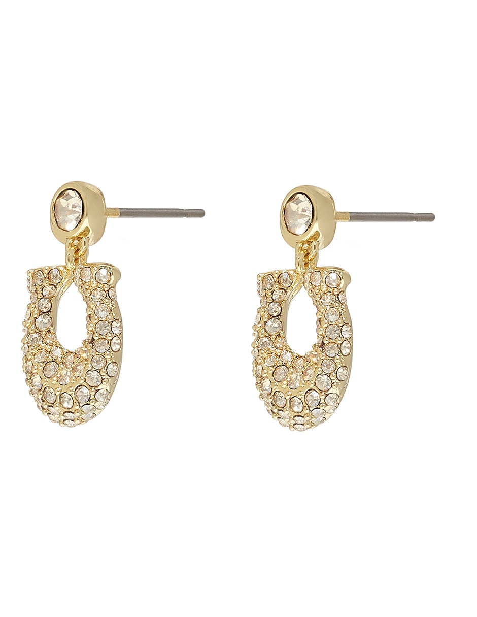 Aretes cortos con acabado pavé 5