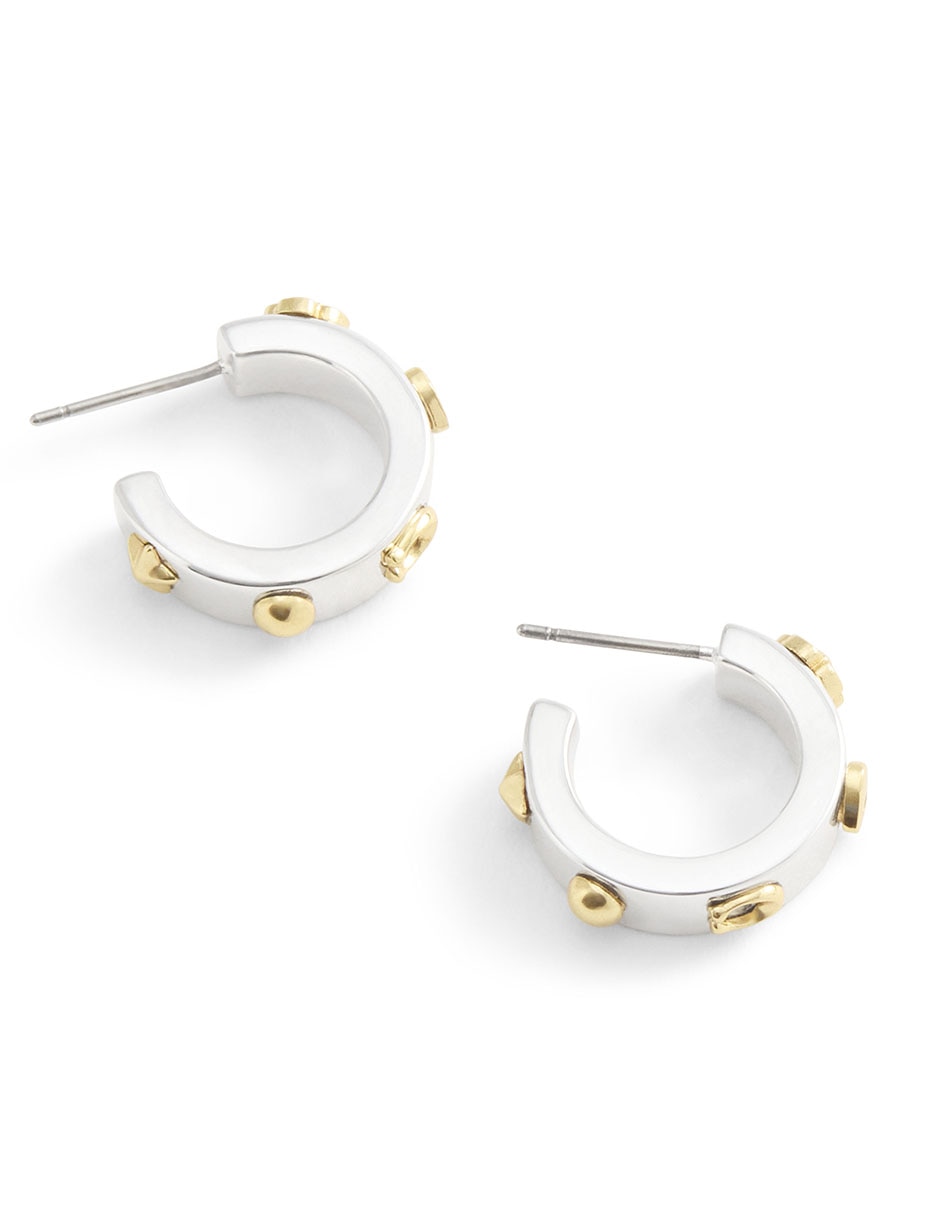 Aretes circulares Co26New con acabado brillante 4