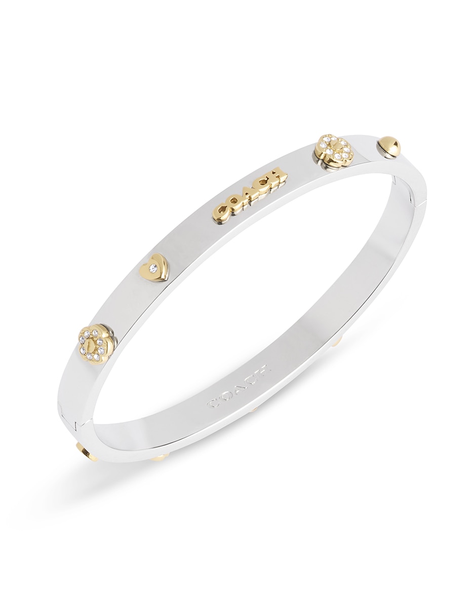 Pulsera Coach con acabado pulido