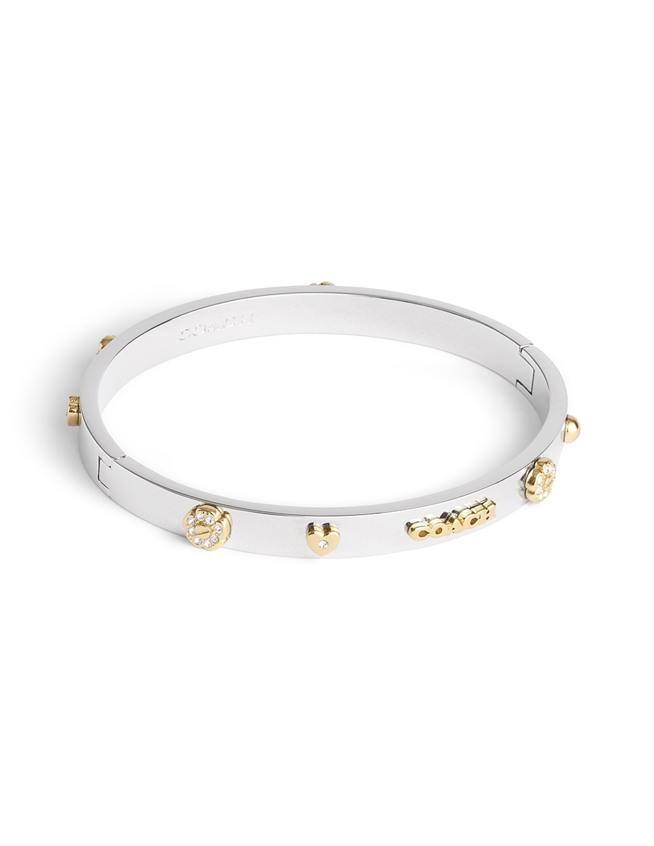 Pulsera Coach con acabado pulido