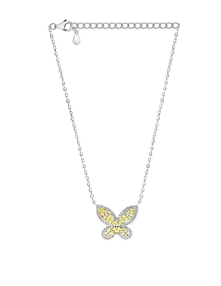 Collar mariposa de plata P 925 2