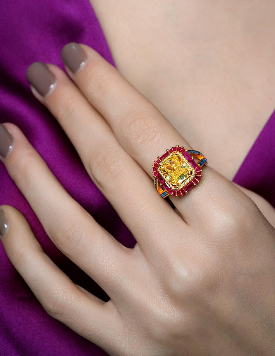 Anillo P 925 de plata zirconia chapa de oro