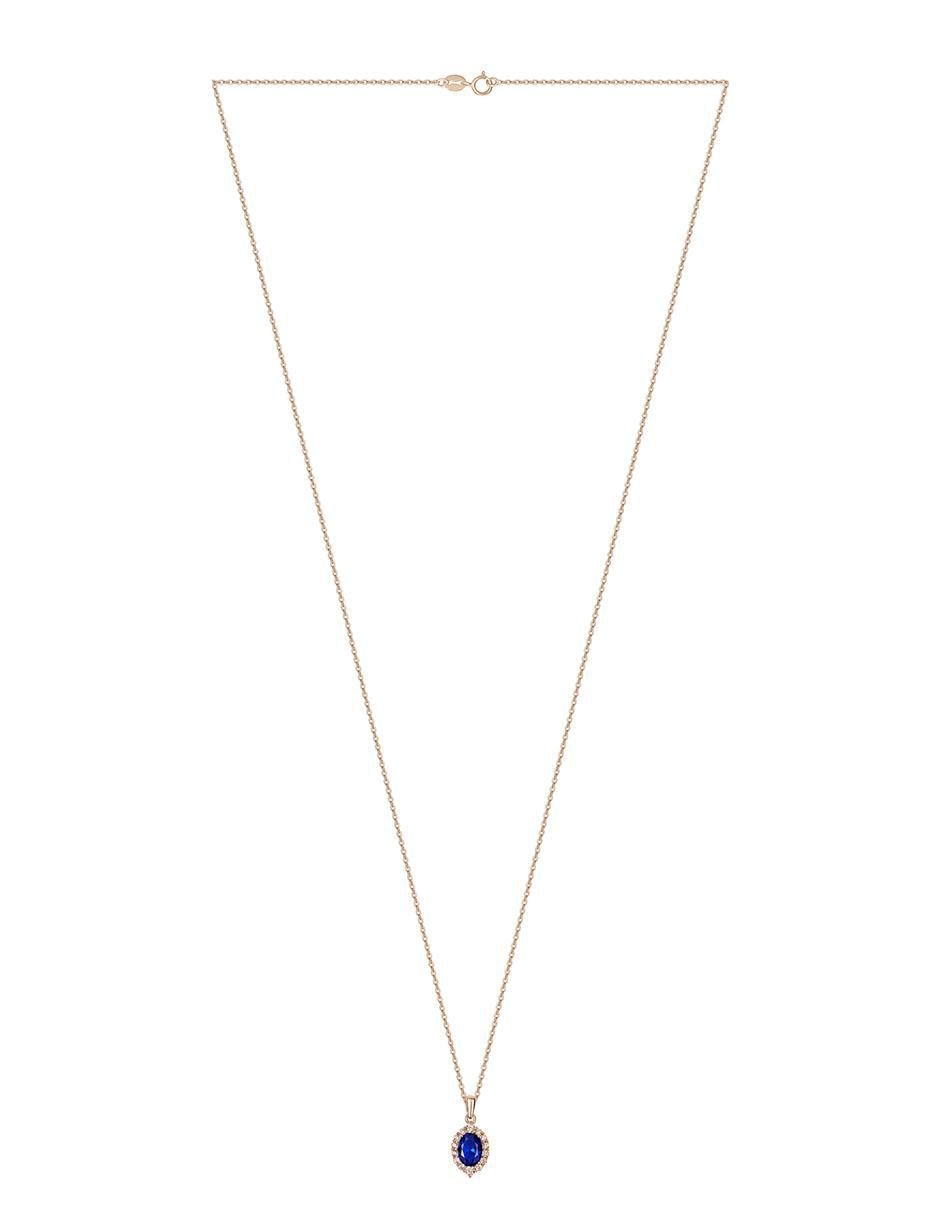 Collar de ovalado de plata P 925 2