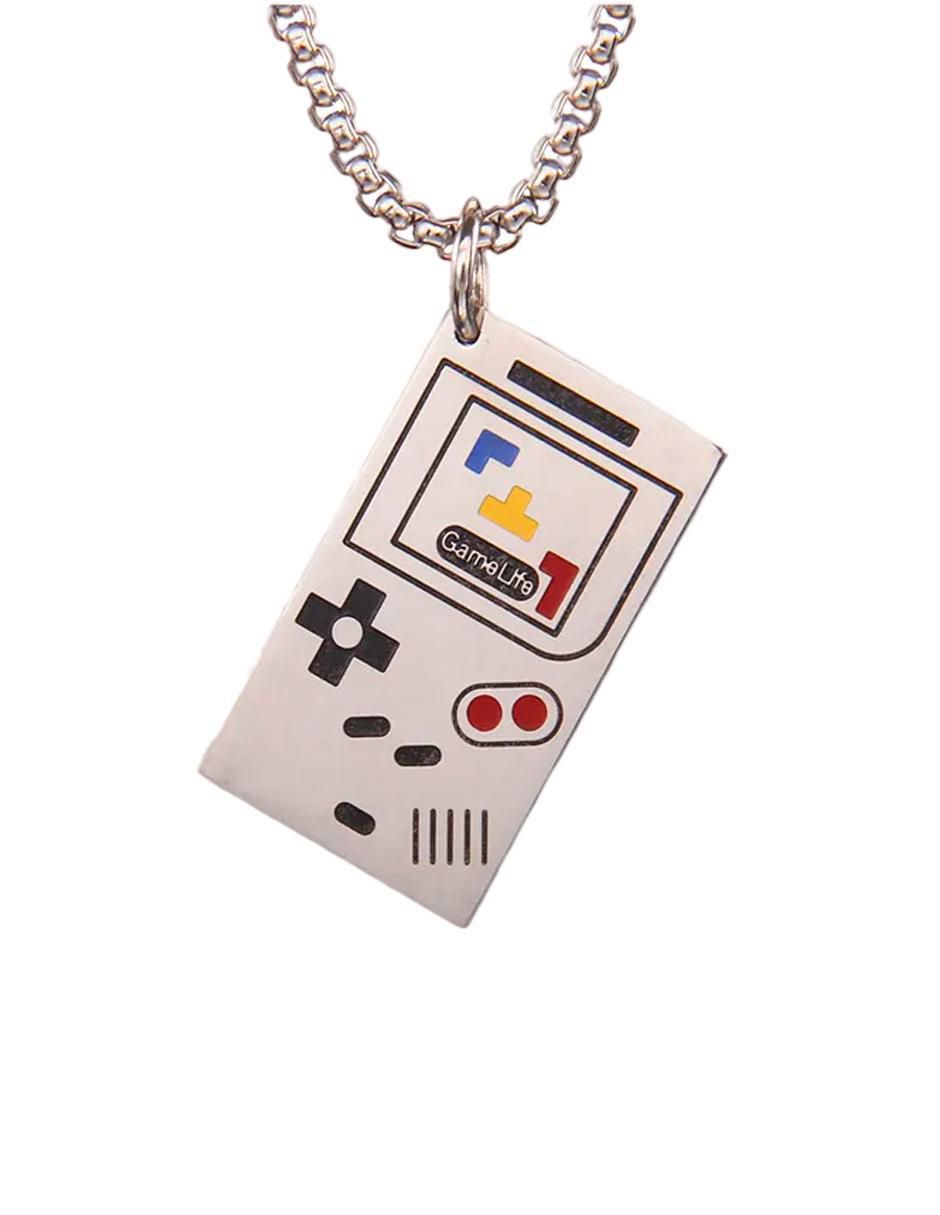 Collar con dije Game Boy rectangular Collar con dije Game Boy rectangular