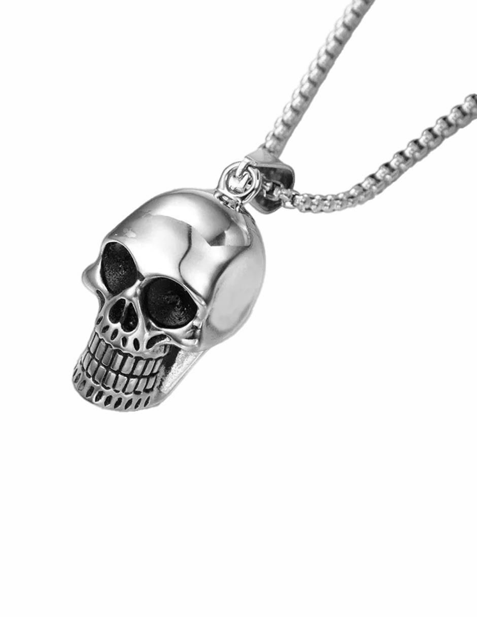 Collar con dije calavera 3