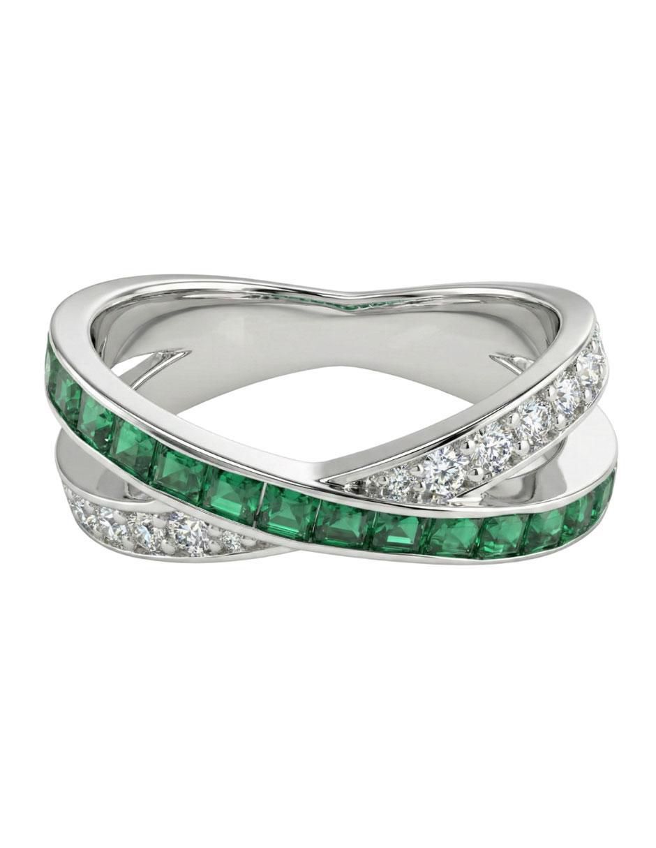 Anillo de princess P 925 de plata zirconia pavé Anillo de princess P 925 de plata zirconia pavé