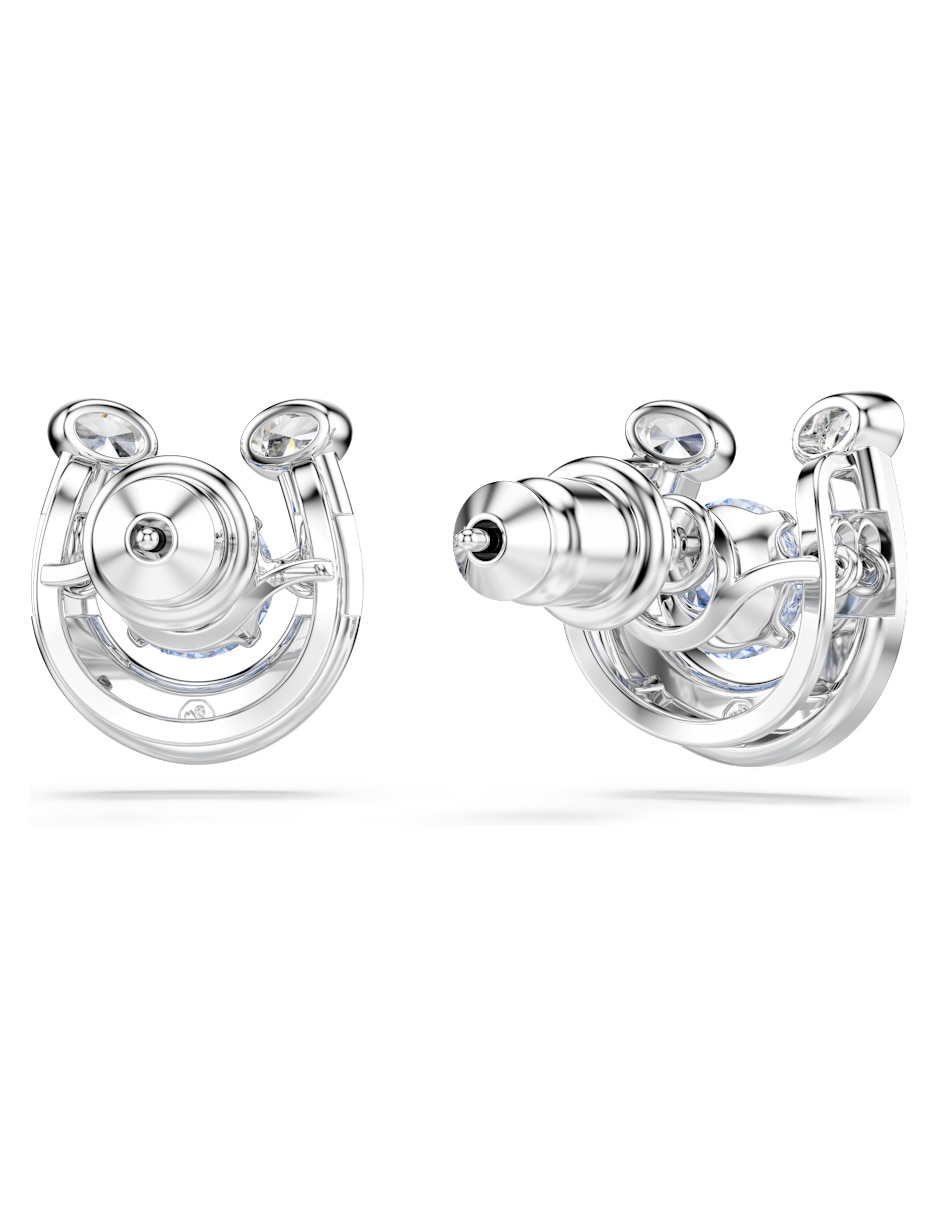 Aretes de herradura con acabado brillante 4