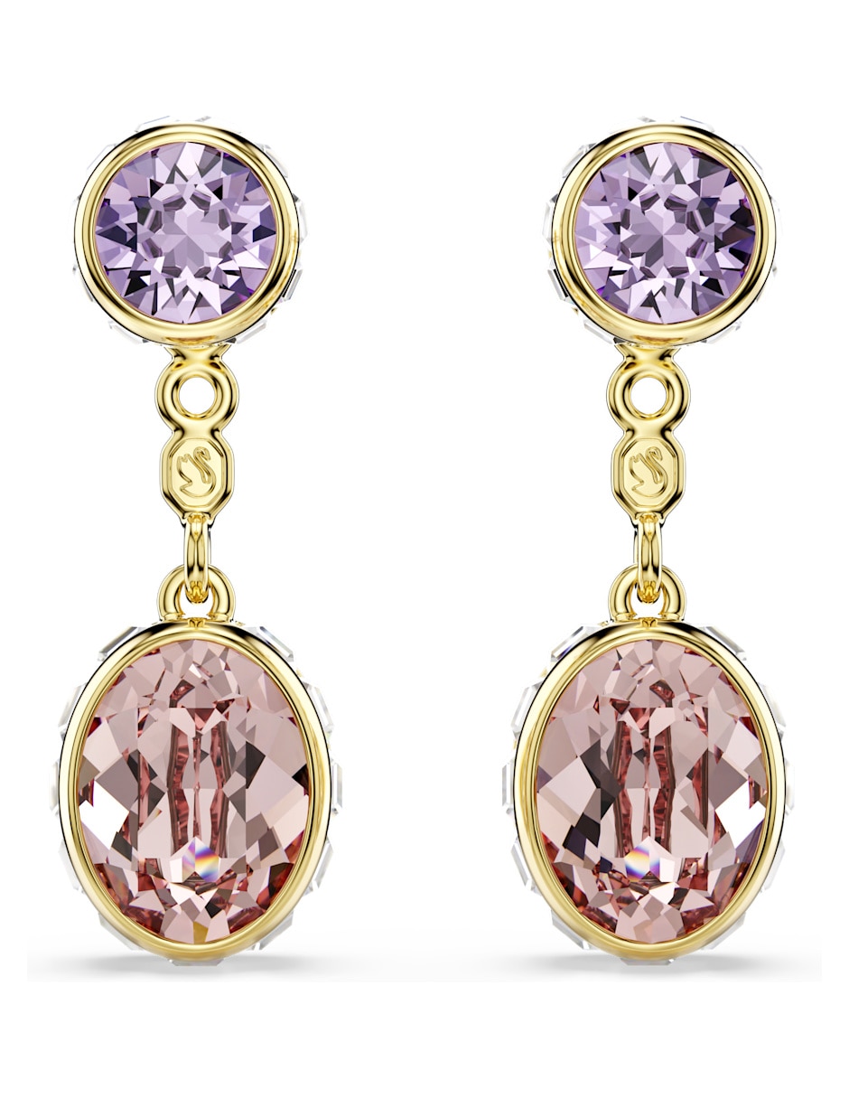 Aretes largos de gota Chroma con acabado brillante 3