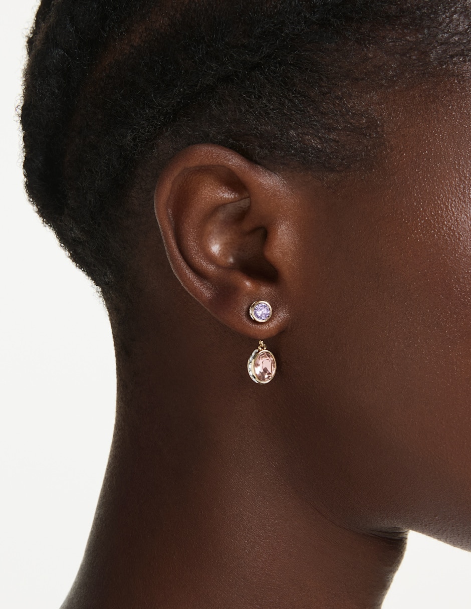 Aretes largos de gota Chroma con acabado brillante 2