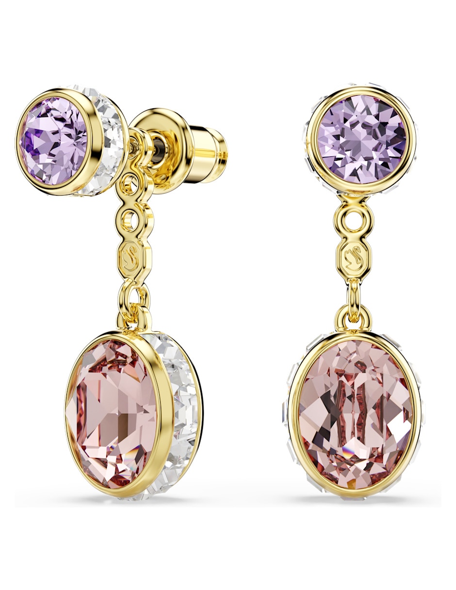 Aretes largos de gota Chroma con acabado brillante