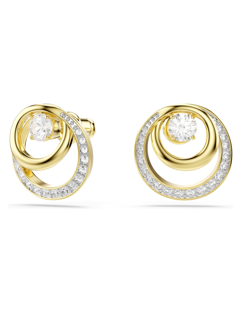 Aretes cortos Hyperbola Spin con acabado brillante 2