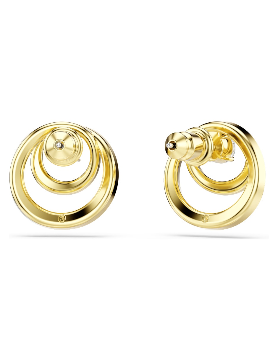 Aretes cortos Hyperbola Spin con acabado brillante 3