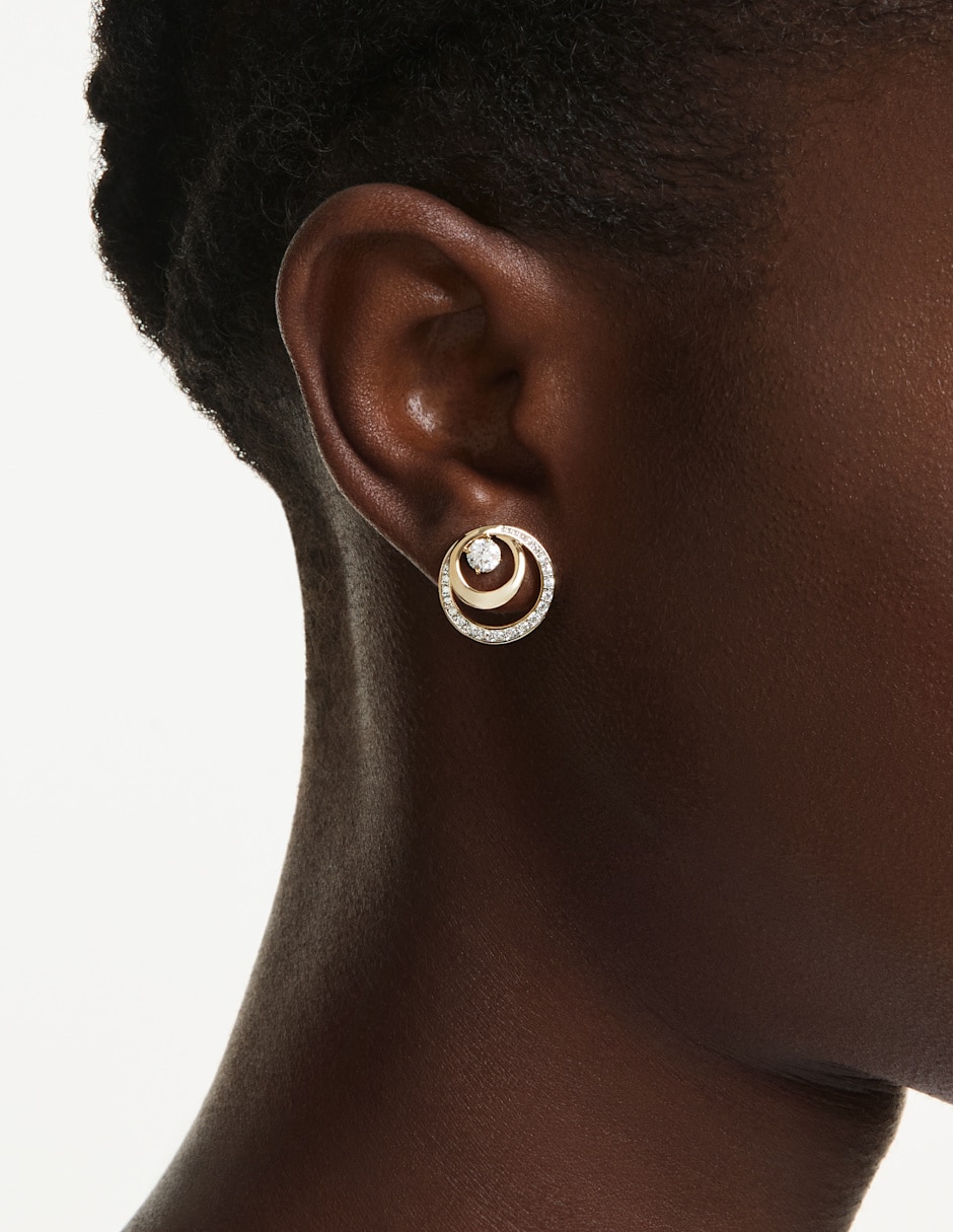Aretes cortos Hyperbola Spin con acabado brillante 4