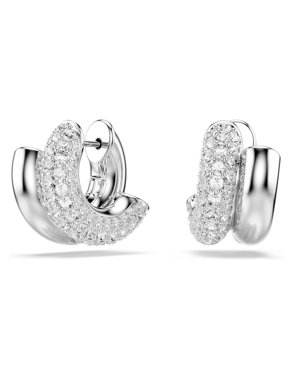 Aretes cortos de caracol Dextera Round con acabado brillante Aretes cortos de caracol Dextera Round con acabado brillante