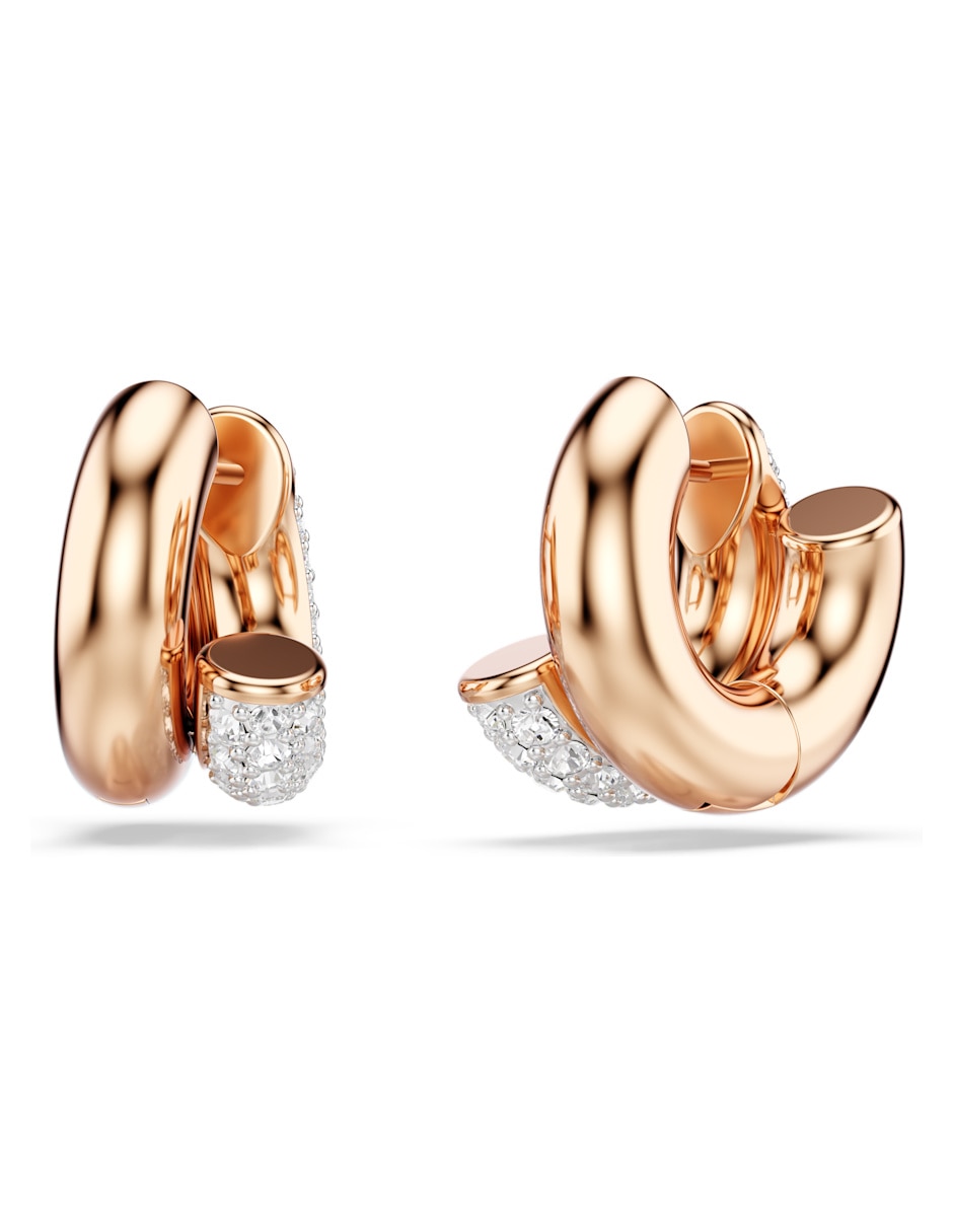 Aretes de caracol Dextera Round con acabado brillante 3