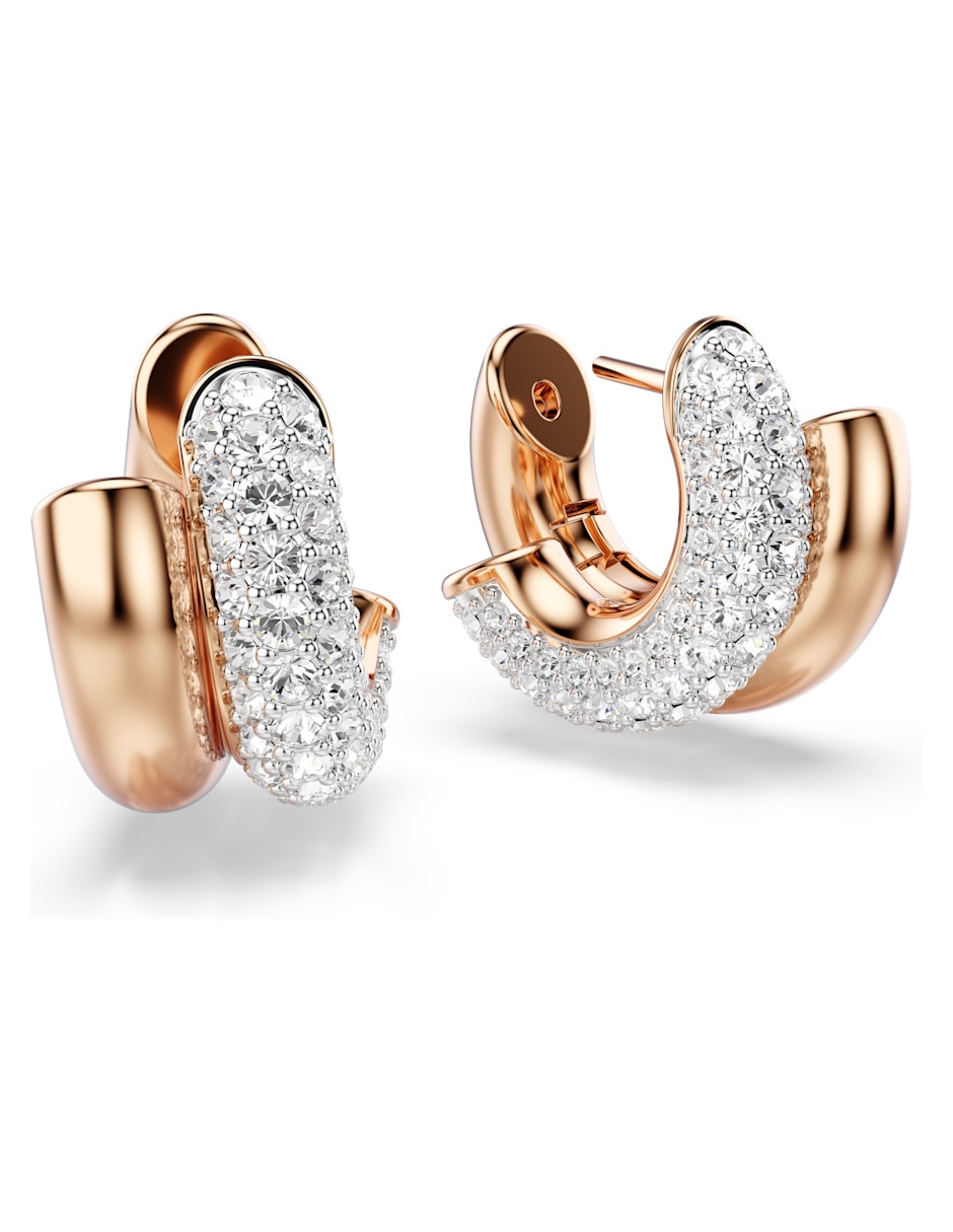 Aretes de caracol Dextera Round con acabado brillante 4