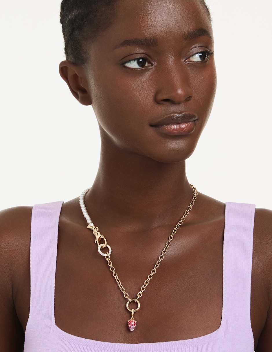 Charm de fresa Idyllia de 18 K 7