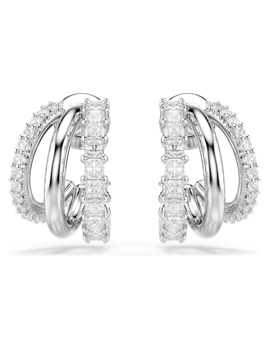 Aretes Huggies Hyperbola Spin con acabado brillante 2