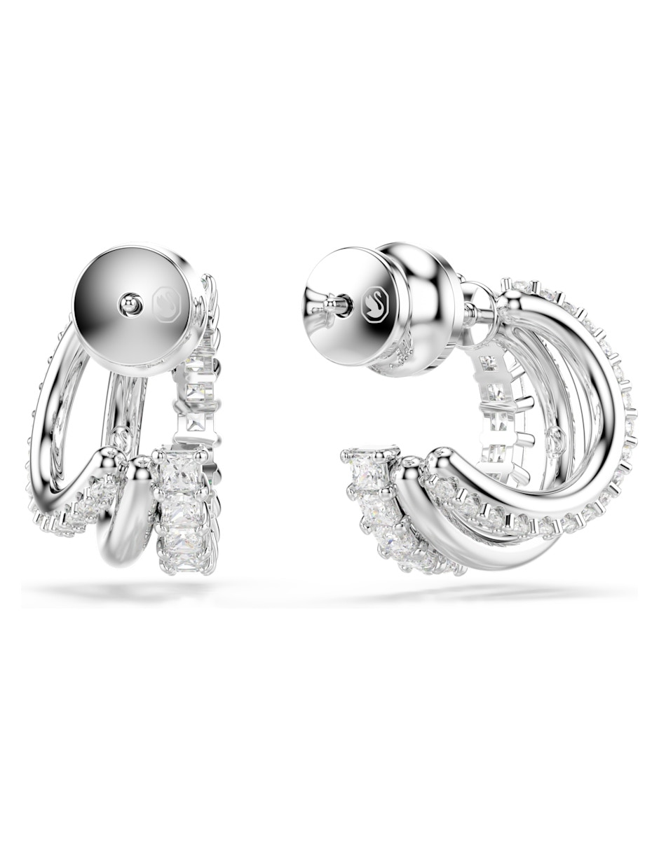 Aretes Huggies Hyperbola Spin con acabado brillante 3